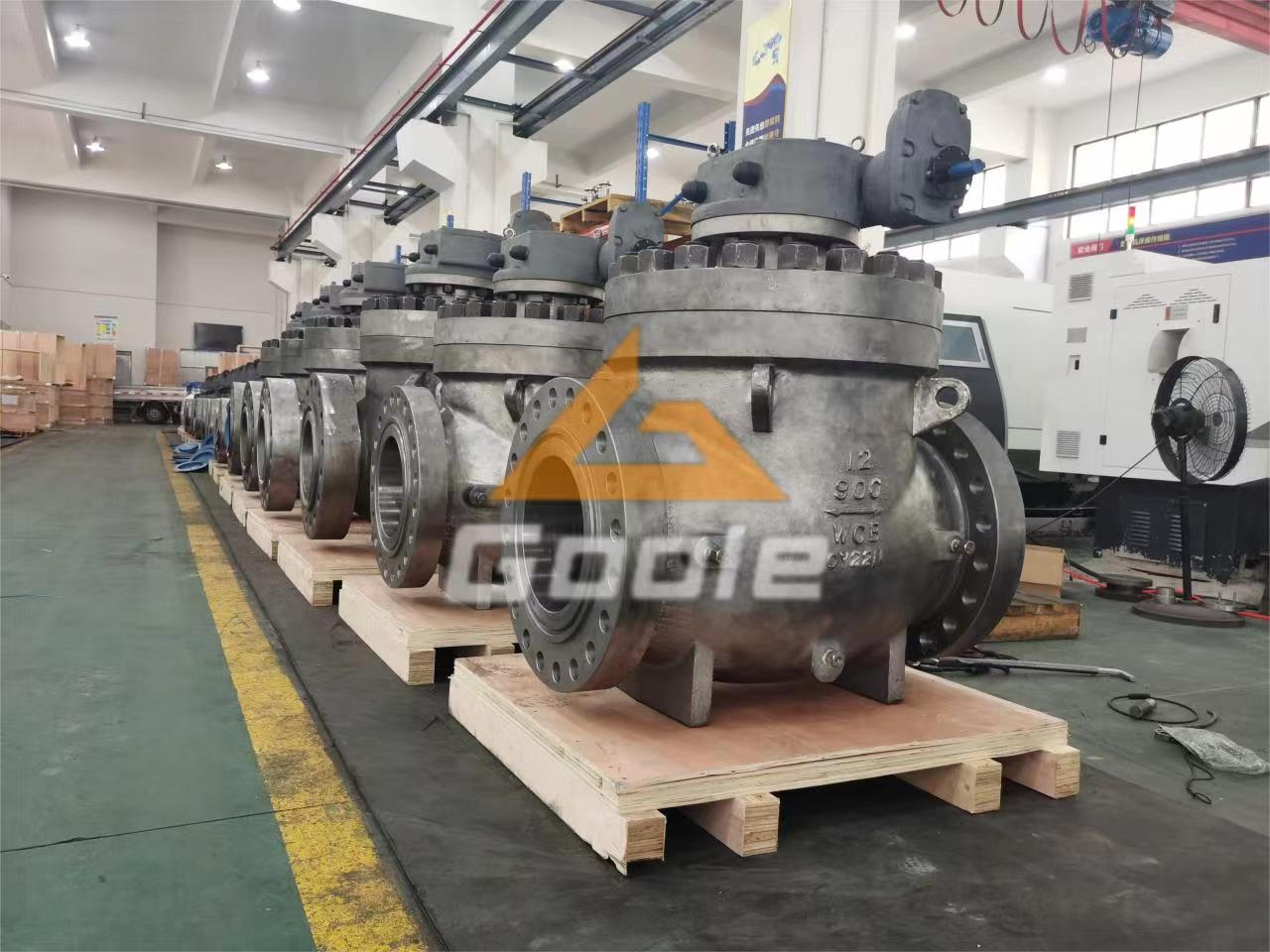 工奧 上裝式球閥DYQ347Y-1500LB  12