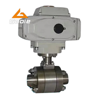 Q961F三片式電動(dòng)焊接鍛鋼球閥 不銹鋼軟密封浮動(dòng)式閥門